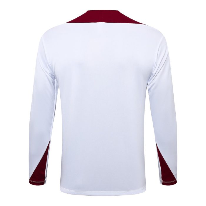 England 24-25 White Half-Zip Jacket - 图片 7