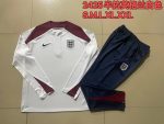 England 24-25 White Half-Zip Jacket - 图片 9