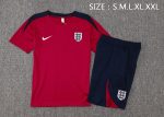 England 24-25 Maroon Short Sleeve Training Kit - 图片 2