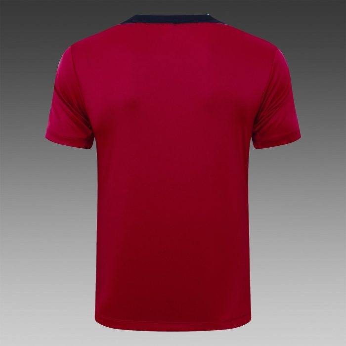 England 24-25 Maroon Short Sleeve Training Kit - 图片 7