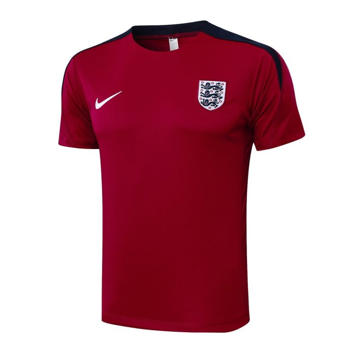 England 24-25 Maroon Short Sleeve Training Kit - 图片 8