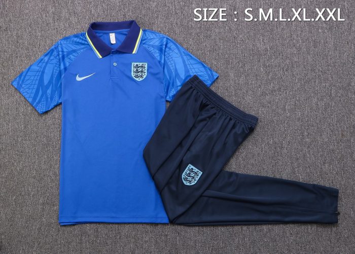 England 22/23 Polo Shirt Colorful Blue - 图片 6
