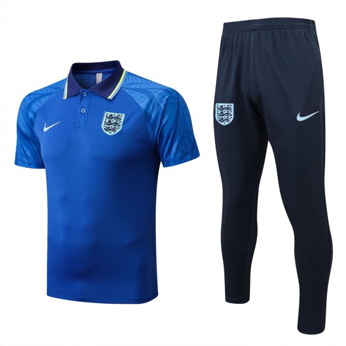 England 22/23 Polo Shirt Colorful Blue - 图片 8