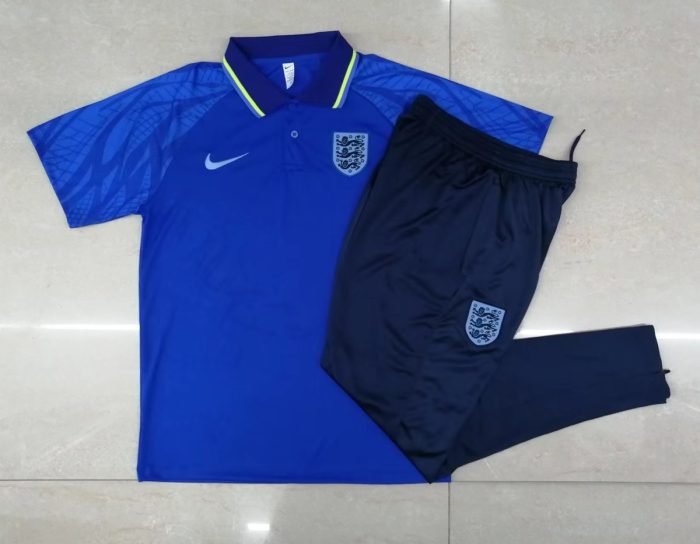 England 22/23 Polo Shirt Colorful Blue - 图片 9