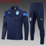 Italy 22/23 Half-Zip Jacket Navy Blue
