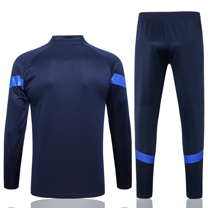 Italy 22/23 Half-Zip Jacket Navy Blue - 图片 7