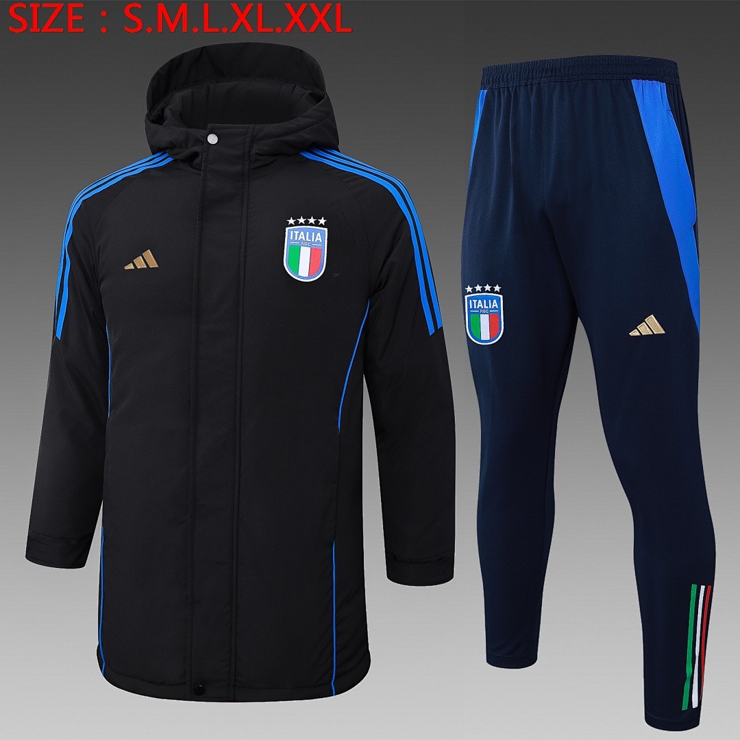 JER-7448_1 Italy 24/25 Cotton Jacket Black - 图片 1