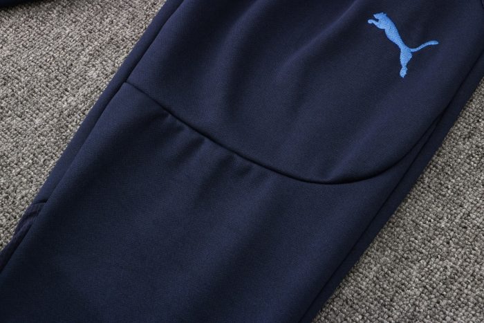 Italy 21-22 Long Zip Jacket Navy Blue - 图片 4