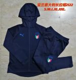 Italy 21-22 Long Zip Jacket Navy Blue - 图片 9