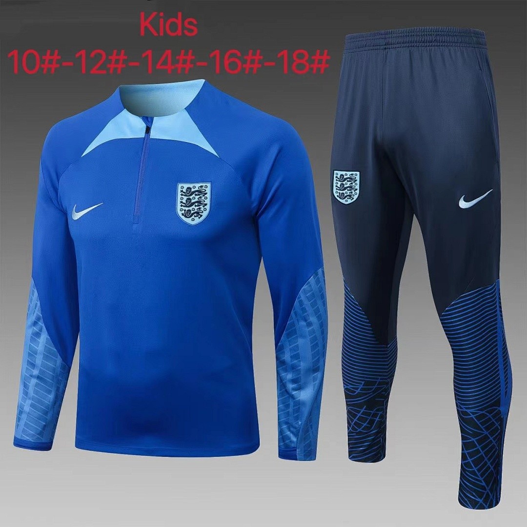 England 22/23 Half-Zip Jacket Kids