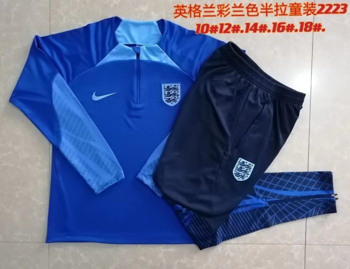 England 22/23 Half-Zip Jacket Kids - 图片 3