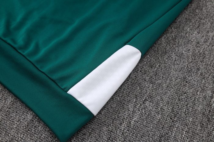 Italy Long Zipper Jacket Dark Green - 图片 3