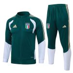 Italy Long Zipper Jacket Dark Green - 图片 8