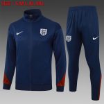 England 24-25 Long Zipper Jacket Navy Blue