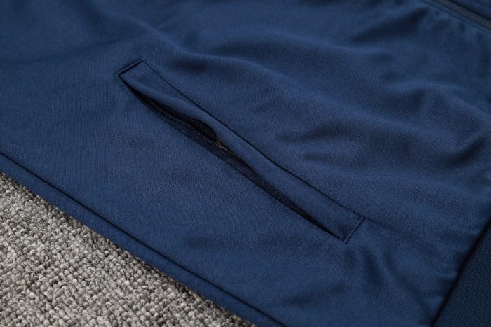 England 24-25 Long Zipper Jacket Navy Blue - 图片 4