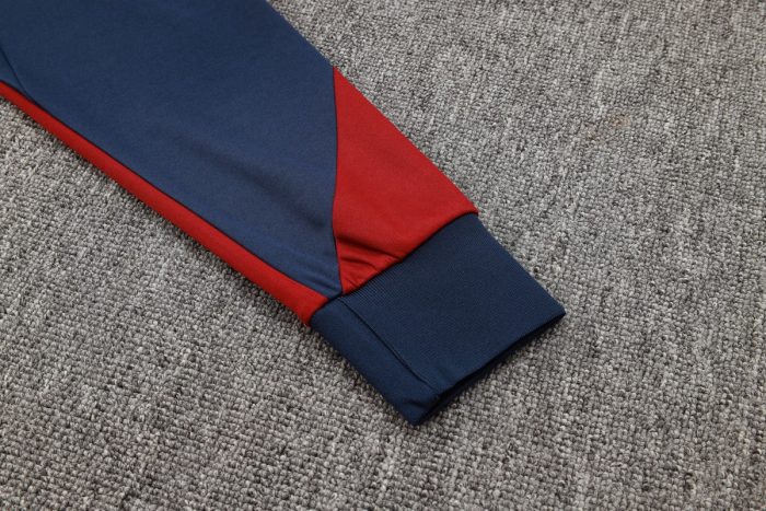England 24-25 Long Zipper Jacket Navy Blue - 图片 5