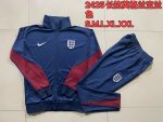 England 24-25 Long Zipper Jacket Navy Blue - 图片 9
