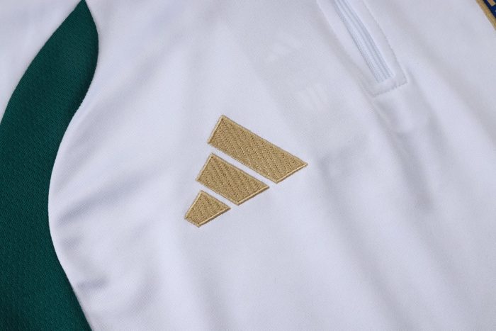 Italy White Half-Zip Jacket - 图片 6