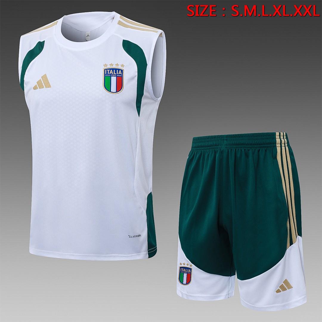 Italy White Vest