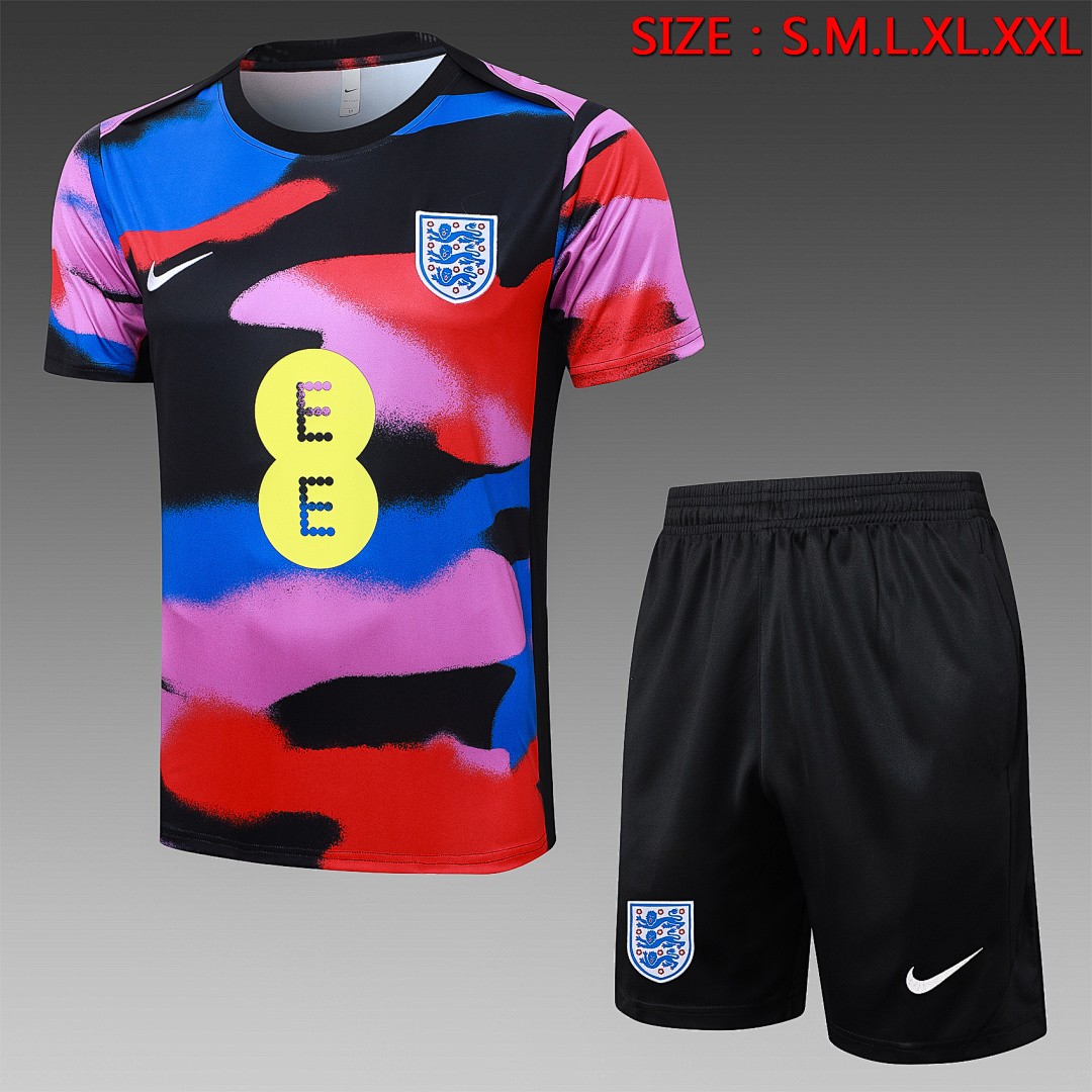 England Colorful Short Sleeve Training Shirt