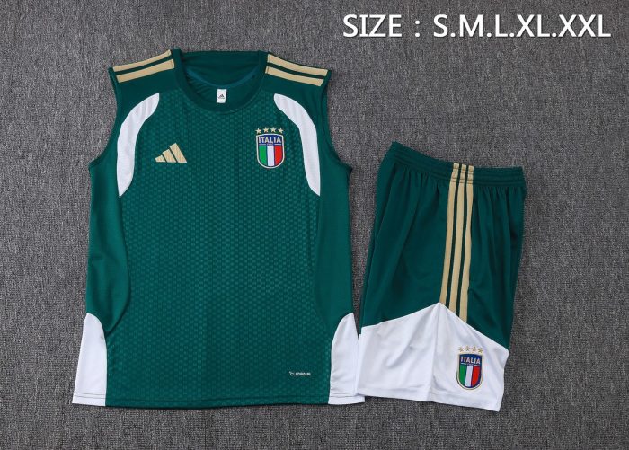 Italy Green Vest - 图片 2