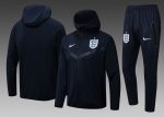 England 22/23 Blue Long Zip Jacket with Hood