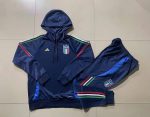 Italy 24/25 Half-Zip Jacket Kids Blue - 图片 3