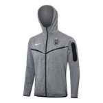 England 24/25 Long Zip Jacket Grey - 图片 5