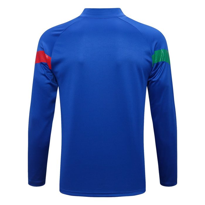 Italy 22/23 Half-Zip Jacket Colorful Blue - 图片 8