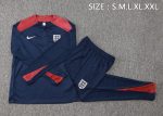England 24/25 Semi-Zip Jacket Blue - 图片 2