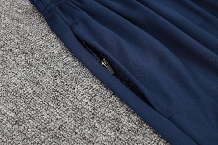 England 24/25 Semi-Zip Jacket Blue - 图片 3