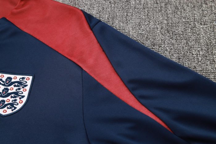 England 24/25 Semi-Zip Jacket Blue - 图片 6