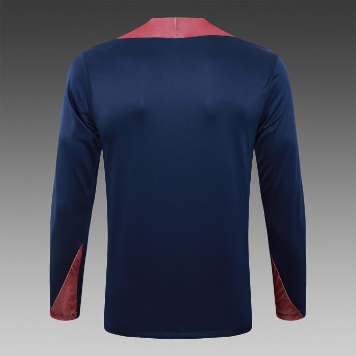 England 24/25 Semi-Zip Jacket Blue - 图片 7