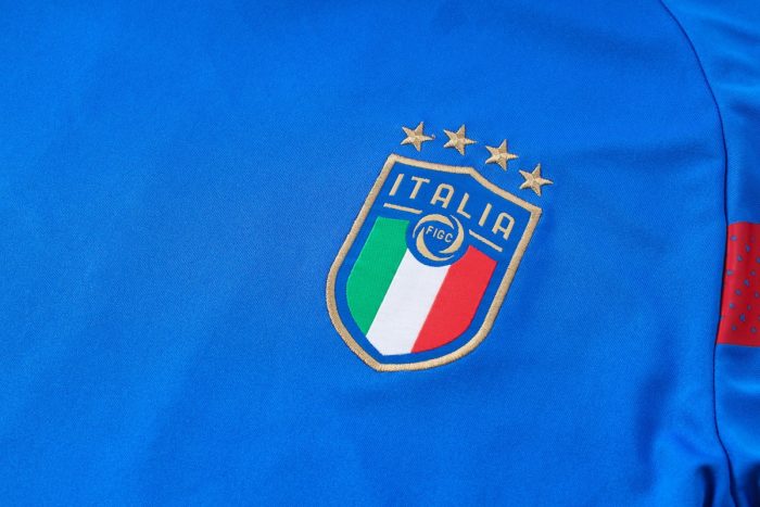 Italy 22-23 Short Sleeve Training Suit in Blue - 图片 6