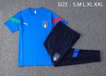 Italy 22-23 Short Sleeve Training Suit in Blue - 图片 7