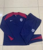 England 24-25 Player Version Semi-Zip Jacket Navy Blue - 图片 9