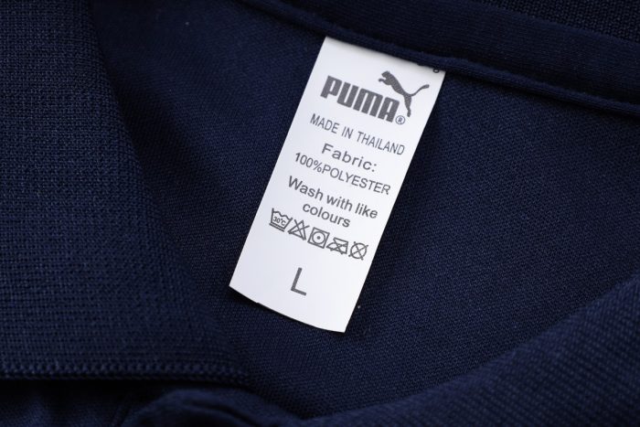 Italy 22/23 Polo Shirt Navy Blue - 图片 5