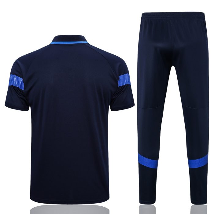 Italy 22/23 Polo Shirt Navy Blue - 图片 7
