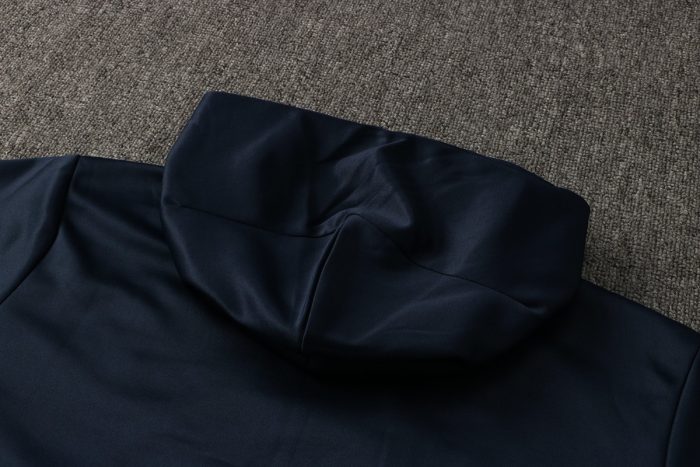 England 21-22 Long Zip Jacket Navy Blue - 图片 5