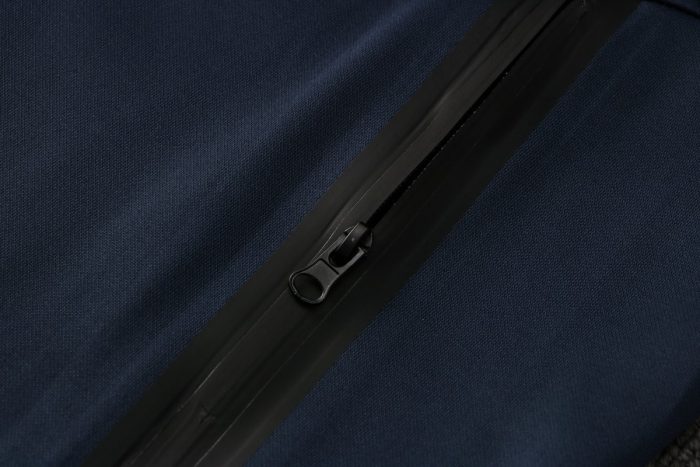 England 21-22 Long Zip Jacket Navy Blue - 图片 7