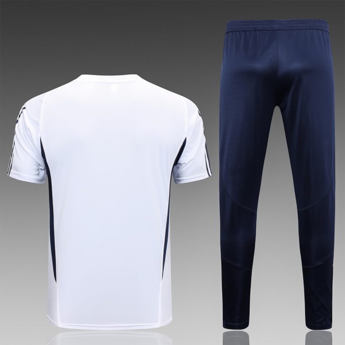 Italy 23-24 White Training Short Sleeve Set with Pants - 图片 7