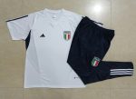 Italy 23-24 White Training Short Sleeve Set with Pants - 图片 9