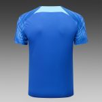 England 2022-2023 Colorful Blue Short Sleeve Training Suit (with Pants) - 图片 3