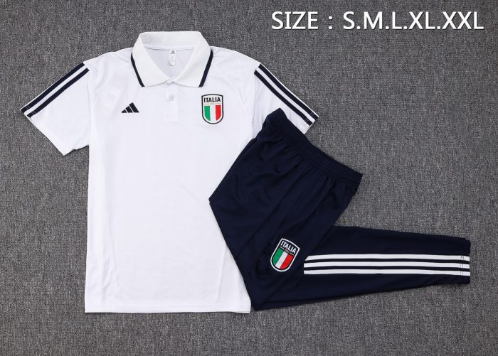 Italy 23-24 White Polo - 图片 2