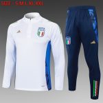 Italy 24-25 White Half-Zip Jacket