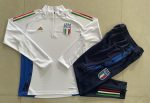 Italy 24/25 White Half-Zip Jacket Kids - 图片 3