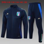 Italy 24-25 Long Zipper Jacket Kids Blue - 图片 2