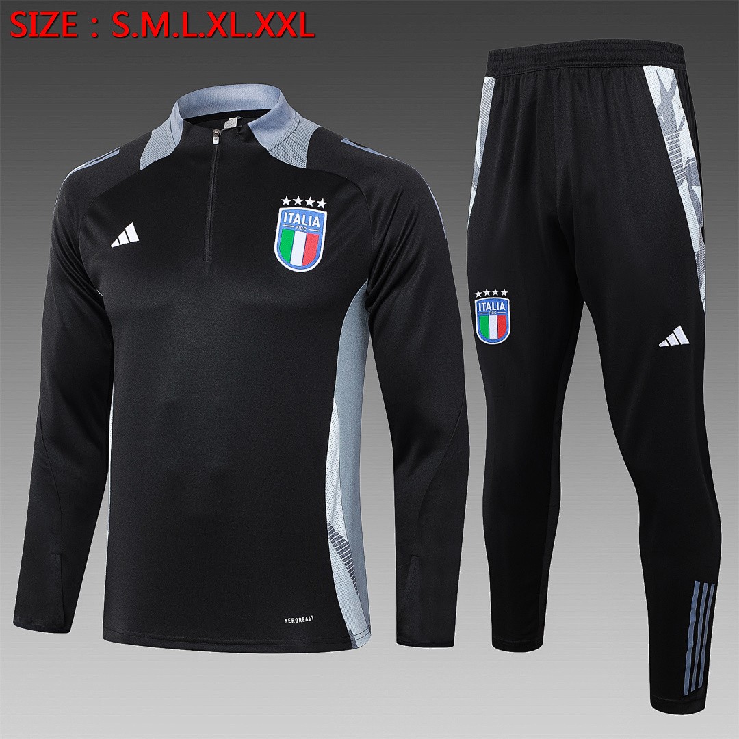 Italy 24-25 Half Zip Jacket Black