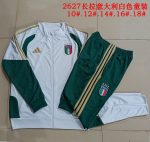 Italy White Kids Long Sleeve