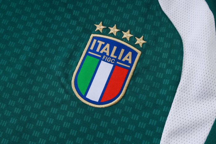 Italy Green Short Sleeve Training Suit - 图片 5